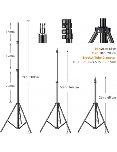 Camnoon Kit illuminazione Softbox...