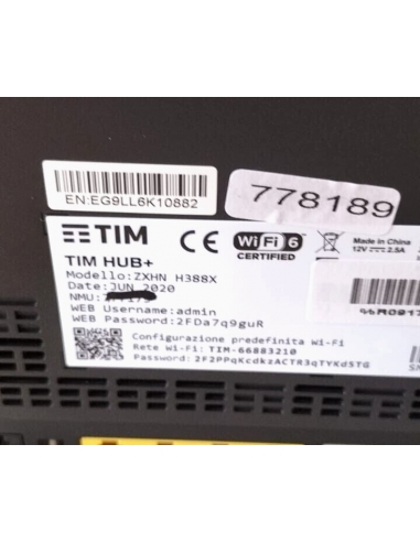 ZXHN H388X Modem Router Tim HUB+ ZTE...