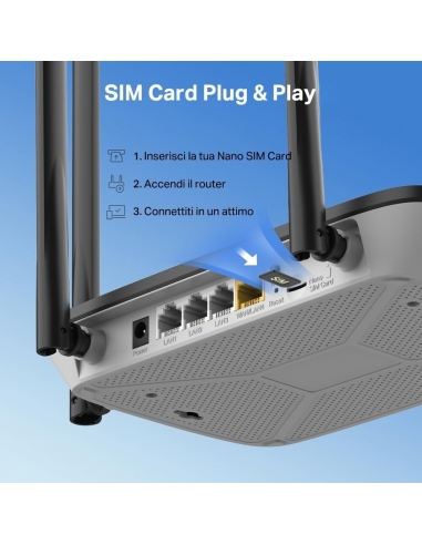 Mercusys MB115-4G Router WiFi con...