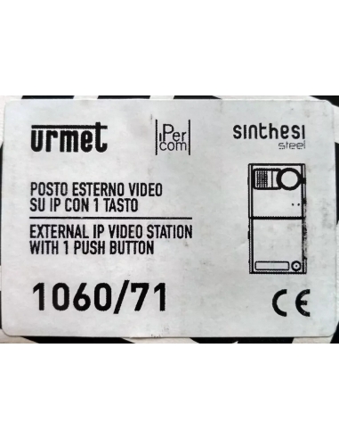 URMET 1060/71 Posto esterno video IP...