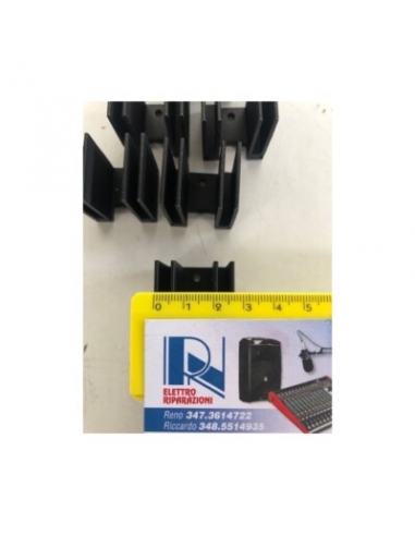 5 x Dissipatore in alluminio nero con...