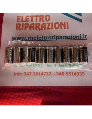 10 x Batteria Sanyo CR17335 3V Litio...