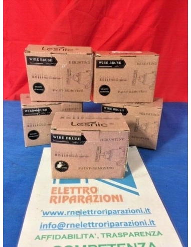  Set 9 Pezzi Spazzole Metalliche...