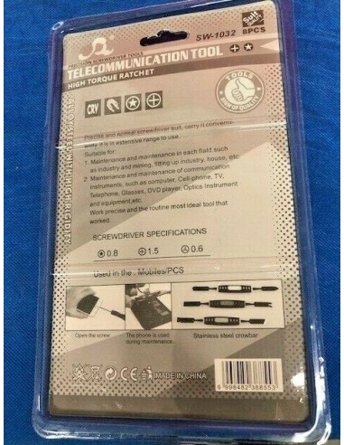 KIT 8 PEZZI SMONTAGGIO E RIPARAZIONE...