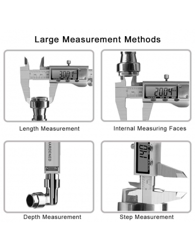 Calibro digitale acciaio INOX KINOEE...