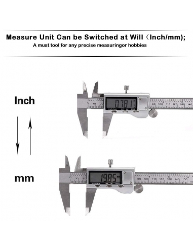 Calibro digitale acciaio INOX KINOEE...