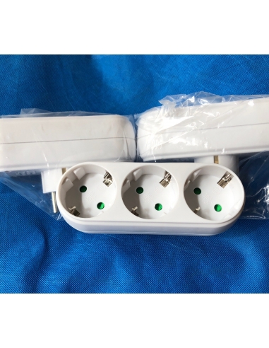 3 x Tripla Adattatore 3 prese...