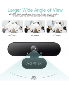 Webcam AGPTEK AC10B-13... 2
