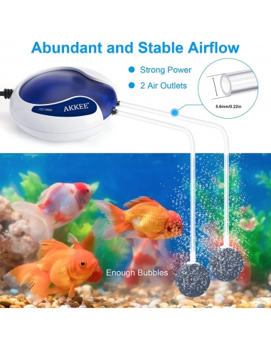 Pompa ad Aria per Acquario AKKEE... Pompa ad Aria per Acquario AKKEE...