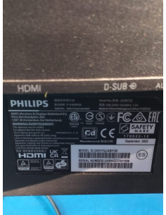 Philips 243V7Q Monitor 24"... 2