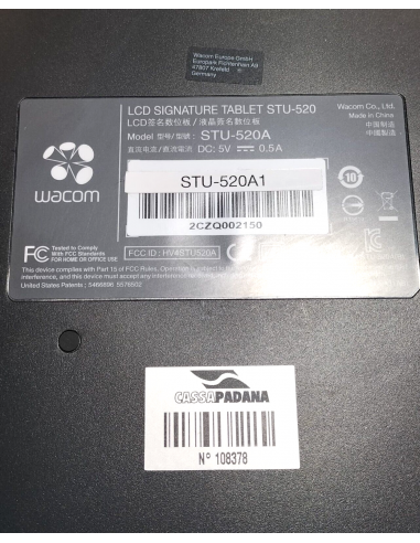 Wacom modello STU-520A1 Tavoletta...