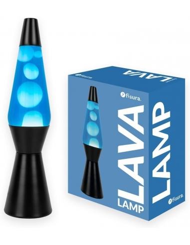 Fisura Lampada Lava Blu e Nera Base... Fisura Lampada Lava Blu e Nera Base...