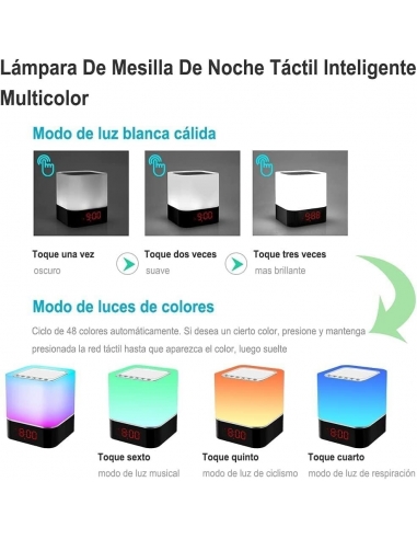 Cassa Bluetooth Luci Notturne 5 in 1... Cassa Bluetooth Luci Notturne 5 in 1...