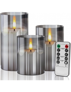 Nestling Candele LED Vetro...