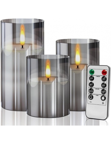 Nestling Candele LED Vetro Effetto... Nestling Candele LED Vetro Effetto...
