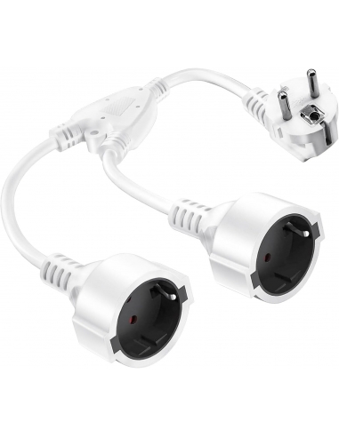 Doppia Spina Presa Cavo Prolunga...