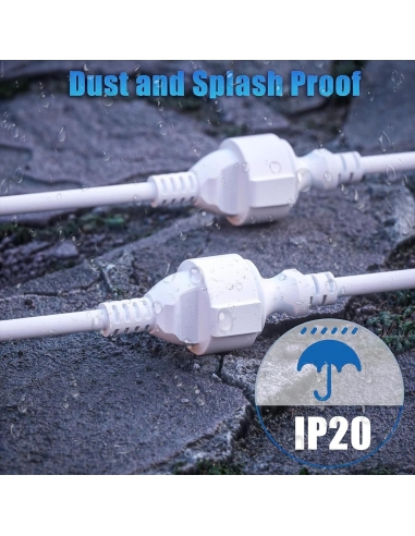 Doppia Spina Presa Cavo Prolunga...