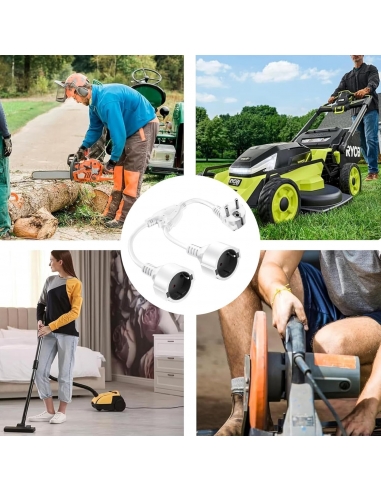 Doppia Spina Presa Cavo Prolunga...