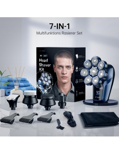 LK-5803 Rasoio Elettrico Barba...