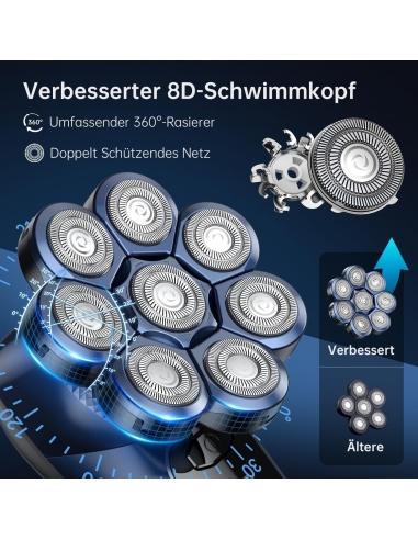 LK-5803 Rasoio Elettrico Barba...