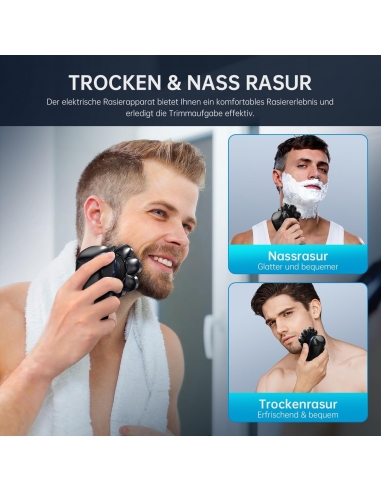 LK-5803 Rasoio Elettrico Barba...