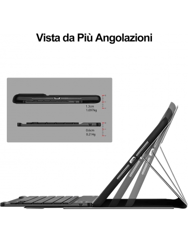 FOGARI Custodia con Tastiera iPad...