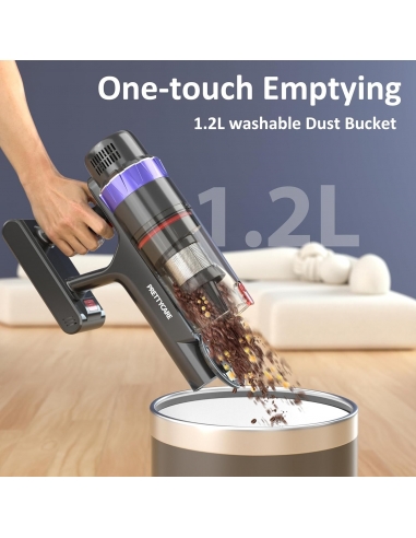 PRETTYCARE V3 Aspirapolvere batteria...