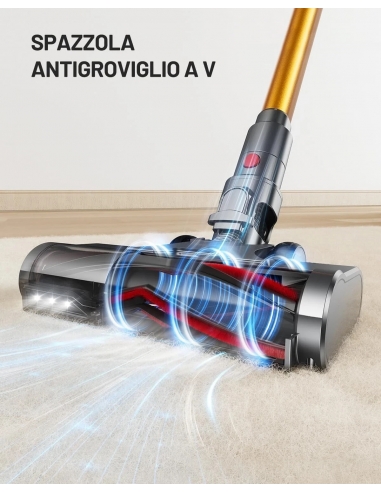Kissof S17 Aspirapolvere scopa senza...