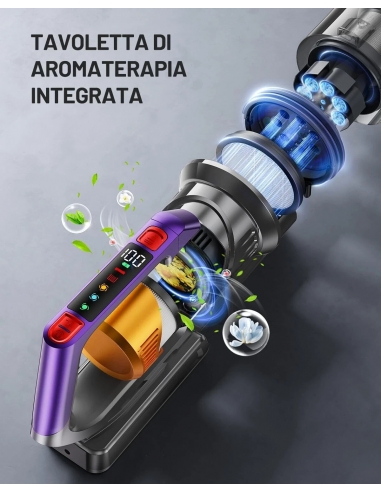 Kissof S17 Aspirapolvere scopa senza...