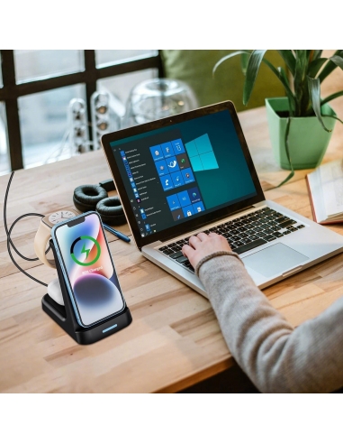 Caricatore Wireless 3 in 1 15W...