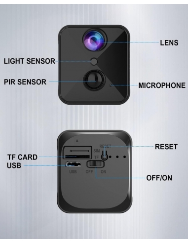 Javiscam FR B7 Mini Telecamera  Wifi... Javiscam FR B7 Mini Telecamera  Wifi...