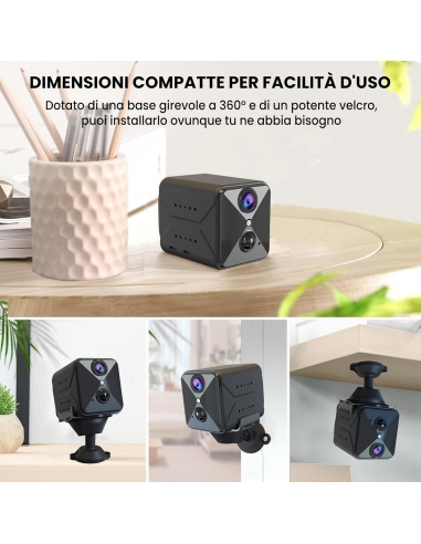 Javiscam FR B7 Mini Telecamera  Wifi... Javiscam FR B7 Mini Telecamera  Wifi...