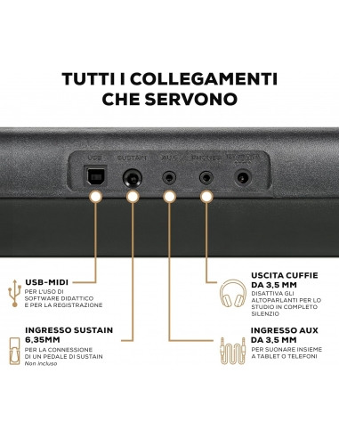 Alesis Melody 61 Tastiera per...