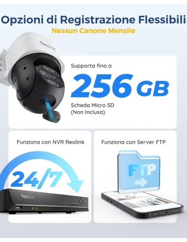 Reolink TrackMix PoE Telecamera 4K... Reolink TrackMix PoE Telecamera 4K...