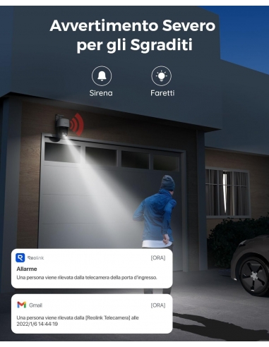 Reolink TrackMix PoE Telecamera 4K... Reolink TrackMix PoE Telecamera 4K...