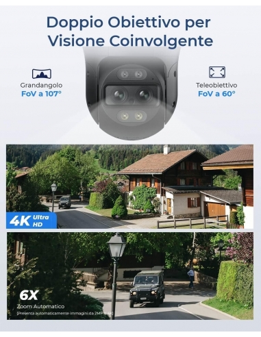 Reolink TrackMix PoE Telecamera 4K... Reolink TrackMix PoE Telecamera 4K...