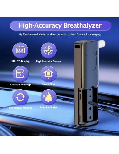 VEIPAO K68 Etilometro portatile test...