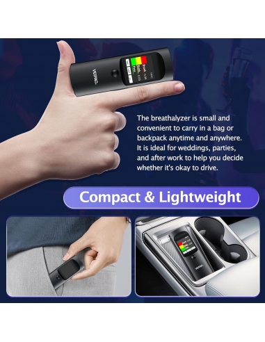 VEIPAO K68 Etilometro portatile test...