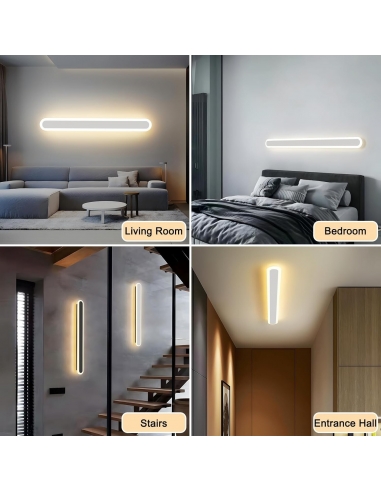 ZTWLEED Applique Lampada LED a Parete...