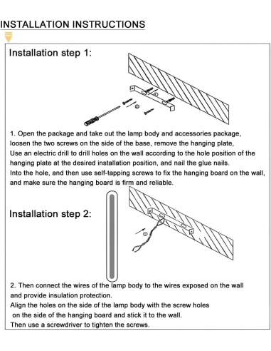 ZTWLEED Applique Lampada LED a Parete...