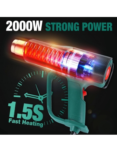 Pistola termica POSENPRO da 2000 W,...