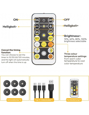Faretti LED Feliigo ricaricabili...