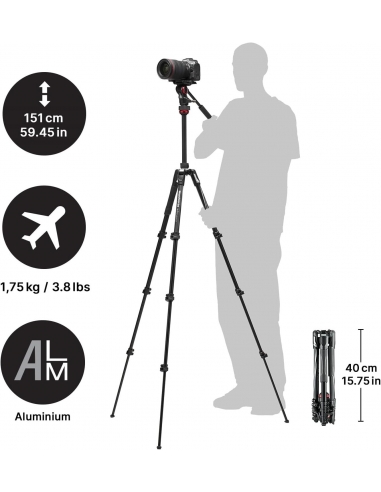 Treppiede video da viaggio Manfrotto...