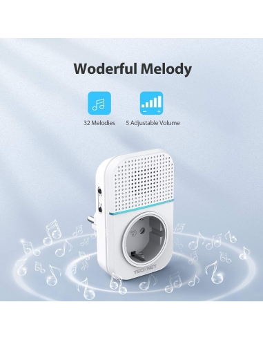 Campanello wireless TECKNET,...