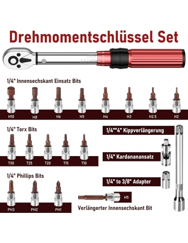 Set di chiavi dinamometriche per...