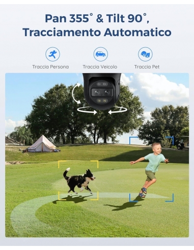 Reolink 4K PTZ Telecamera PoE Esterno... Reolink 4K PTZ Telecamera PoE Esterno...