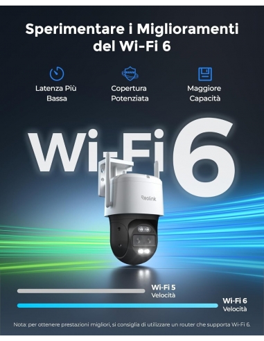Reolink 4K PTZ Telecamera Wi-Fi... Reolink 4K PTZ Telecamera Wi-Fi...