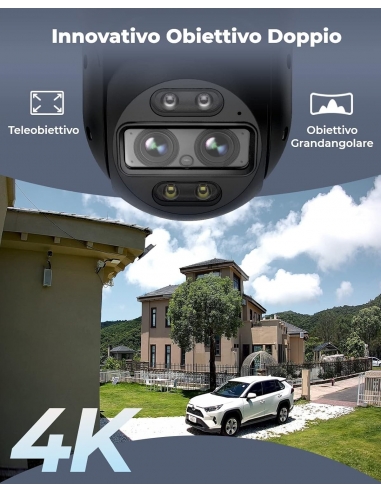 Reolink 4K PTZ Telecamera Wi-Fi... Reolink 4K PTZ Telecamera Wi-Fi...