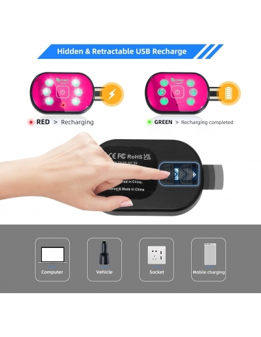 IVYWNT Fascia con luce, unisex,...