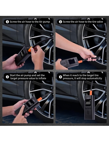 WHZOHCAR Mini Compressore Portatile...